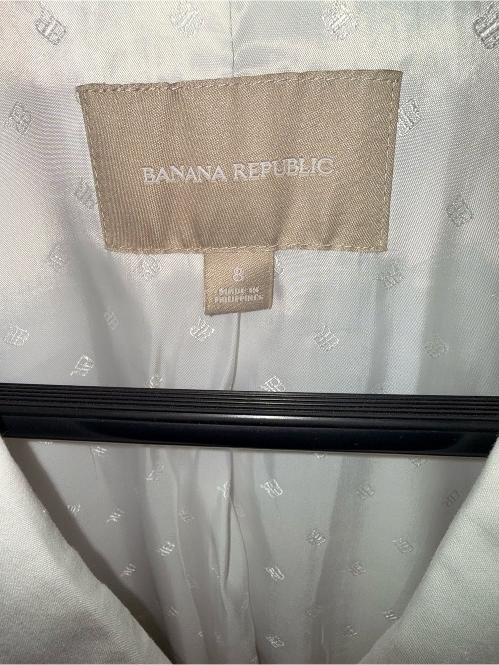 Banana Republic Beige Label White Lined Jacket - Picture 3 of 9
